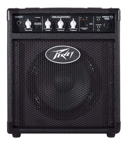 Amplificador Peavey MAX Series 158 para baixo de 20W cor preto 120V