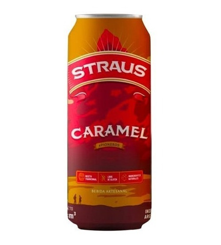 Cerveza Straus Caramel Red Ale 473ml - Sin Tacc Apta Celíaco