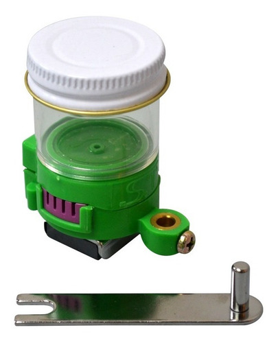 Dosificador De Silicon Líquido Para Hilo En Máquina De Coser Color Verde