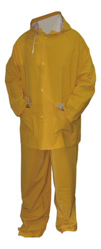 Equipo De Lluvia Pvc Amarillo Talle 2xl