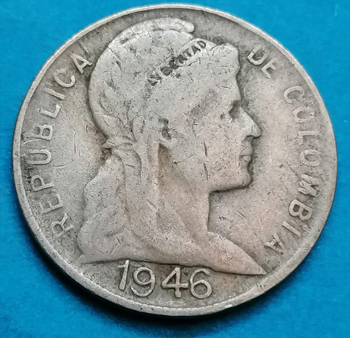 Colombia  5 Centavos 1946 (fecha Grande)