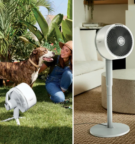 Ventilador Shark Flexbreeze Portable Con Pedestal 11.913 Cm Blanco Negro Plástico 3