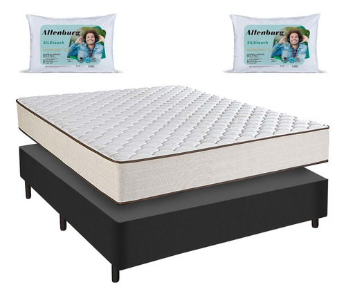 Sommier 2 Plazas Ortopedico 100 % Espuma+almohadas Compramas