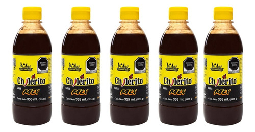 Salsa El Chilerito Mix 5 Piezas De 355 Ml