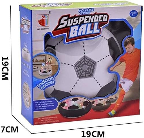 Pelota Flotante Deslizante Futbol A Pila De Aire Luz Sonido