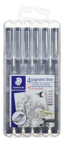 Staedtler 308 Sb6p Pigment Liner Fineliner Technical Drawing