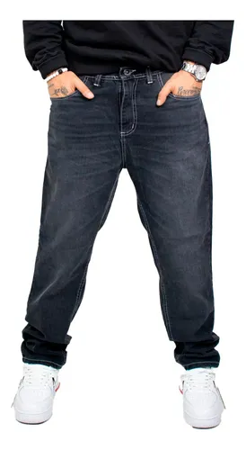 Pantalon Jean Mom Hombre Liso Suelto Ancho Calidad Premium