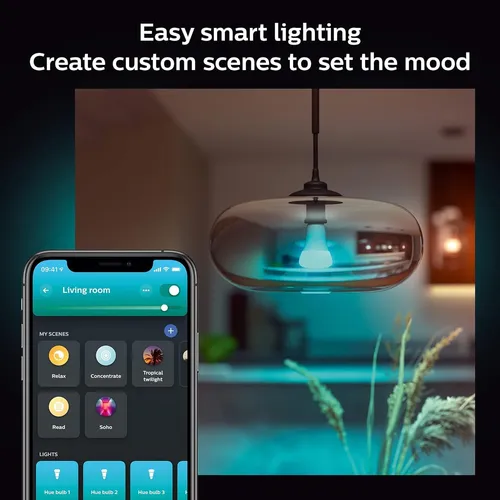 Bombilla Led Philips Hue Smart 100w A21 Blanca Y Color 1600l