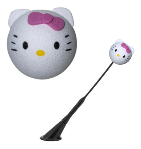 Enfeite De Antena Para Carros Hello Kitty Resiste Chuva Sol