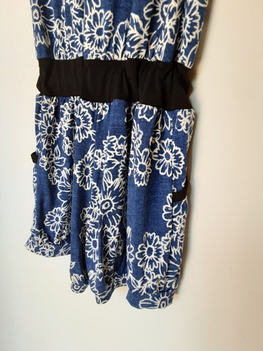 Enterito De Short Italiano De Lycra Estampado, Talla S