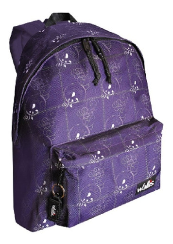 Mochila Escolar Hobby Bolsa Frontal Semi-impermeable Wallis