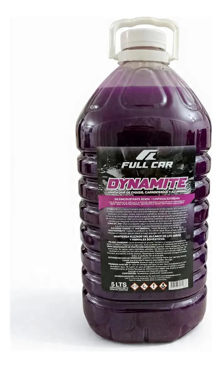 Dynamite Limpia Chasis, Carrocerías Aluminio Full Car 5 Lts