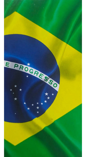 Toalha Banho Lepper Times Campeões Brasileiros - 70x140cm Cor Verde Bandeira Brasil