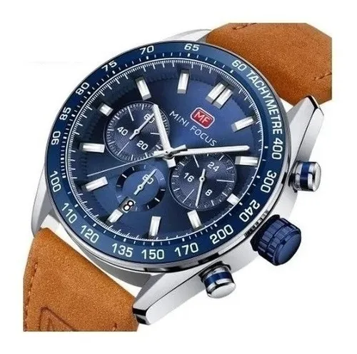 Relojes Hombre Mini Focus 0403 Pac Deportivo Cronografo Caja