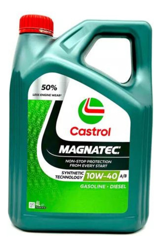 Castrol Aceite para motor sintético Magnatec 10W-40 para autos, pickups & suvs x 4L	