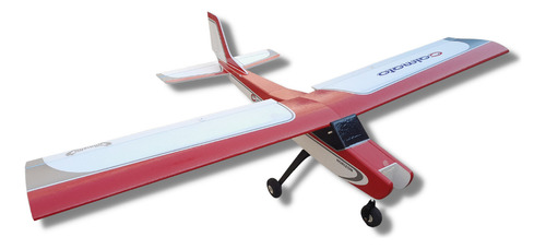 Aeromodelo calmato Horizon 110cm asa linkagem mais trem d pouso cor vermelho