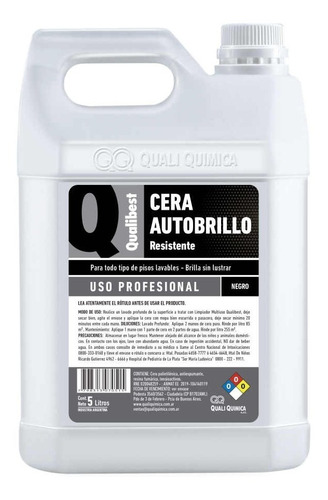 Cera Para Pisos Qualibest Autobrillo Bidon 5l