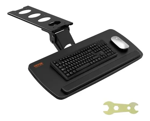 Bandeja Teclado Bajo Escritorio R: Ajustable Y Espaciosa