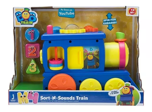 Brinquedo Figura Bob O Trem Com Sons E Formas Da Fun 84154