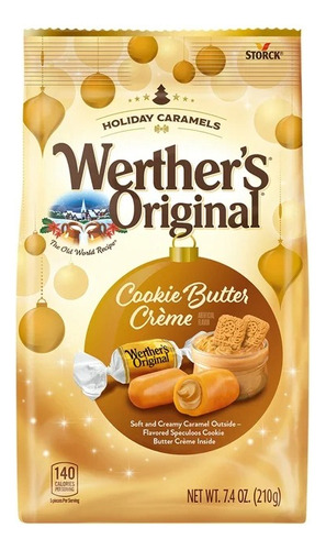 Werther's Original Edicion Navidad Cookie Butter 210g Americ