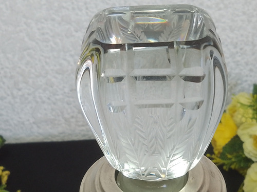 Botellon Whisky Virola Plata 925 - Decoracion Transparente (Usado)