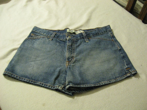 Short; Corto De Mujer Gap Jeans Talla W8 Mezclilla Impecable