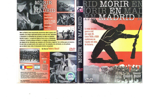 Morir En Madrid - Dvd Original - Buen Estado