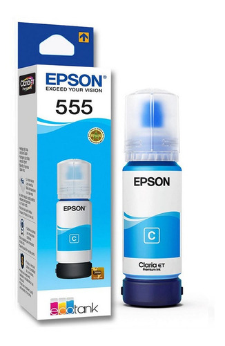 Cartucho Epson T555 Cian 555 8160 8180 T555220