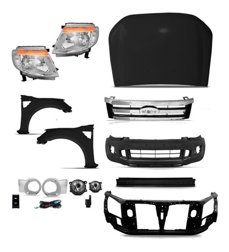 Kit Frente Ford Ranger 2012 2013 2014 2015  