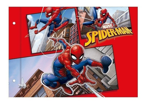 Carpeta N°5 Dibujo Dos Tapas Spiderman Hombre Araña Mooving