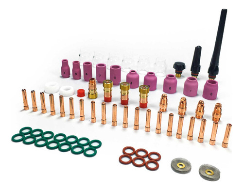 Kit De Copas De Vidrio Para Antorcha De Soldadura Tig Wp-17/