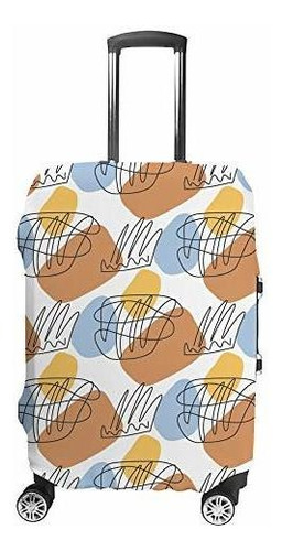 Maleta - Rashu Luggage Covers Aesthetic Pattern Natural Suit