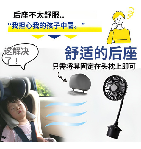 Ventilador Eléctrico Usb Súper Fuerte Que Circula Con Viento