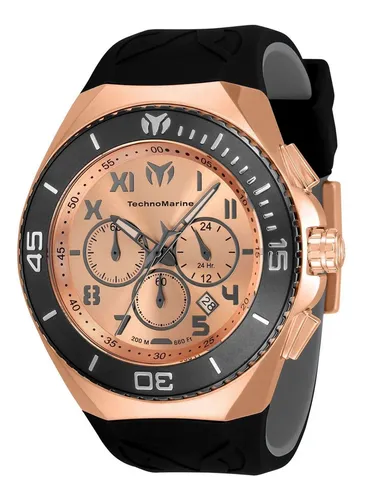 Rel gio de marca masculino Technomarine Tm 220014 cinza escuro