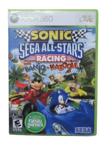 Sonic Sega All Stars Racing Para Xbox 360 Banjo Kazooei (Usado)