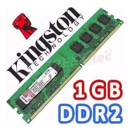 Memoria Ram Ddr2 1gb Kingston Bus 800/667/533mhz Mercadopago (Usado)