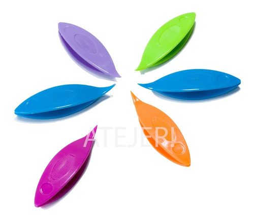 Imagen 7 de 7 de Navetas De Plástico Marca Cbx X 10 Unidades Colores Surtido