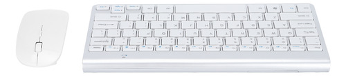 Combinação De Teclado E Mouse Sem Fio 2.4g Usb Ultraslim