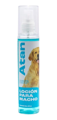 Loción Perfume Para Mascotas Perro Macho 125 Ml Premium Atan