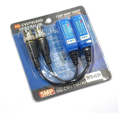 Balun Pasivo Par, Ahd Tvi Cvi, 5 Megapixeles X 5 Unidades