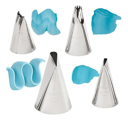 Juego De 4 Duyas Pliegues Ondas Wilton 100, 86, 102, 125