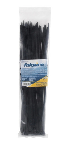 Amarre Plástico Negro 4.5mmx50cm 25pzs Fulgore Fu0792