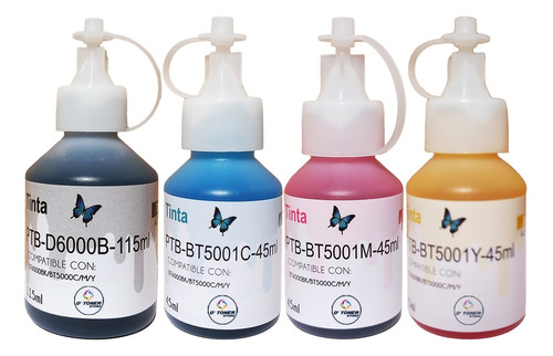 4 Tinta Compatible Con Brother Dcp T420w T510w T810dw T910dw