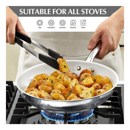 Sartén De Acero Inoxidable Koch Systeme Con Tapa
