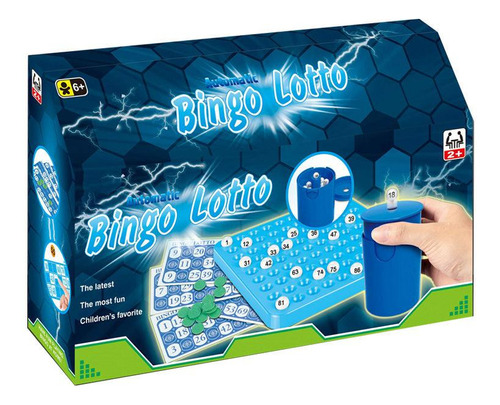 Juego De Mesa Bingo Lotto Automatico Tombola Familiar