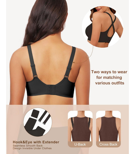 Sujetadores Sin Aros Para Mujer, Suaves Y Cómodos,