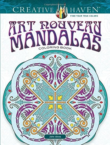 Creative Haven Art Nouveau Mandalas Coloring Book (adult Col