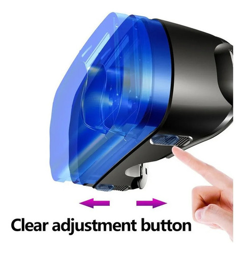 Óculos Vr Helmet Vr Para Telefone De 5-7 Polegadas