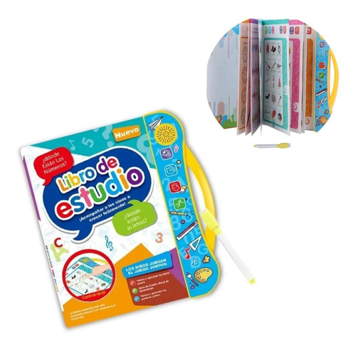 Libro De Estudio Interactivo Ingles Y Español Didáctico Niño