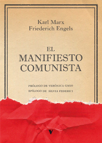 El Manifiesto Comunista, De Engels, Friedrich. Editorial Verso Libros En Español